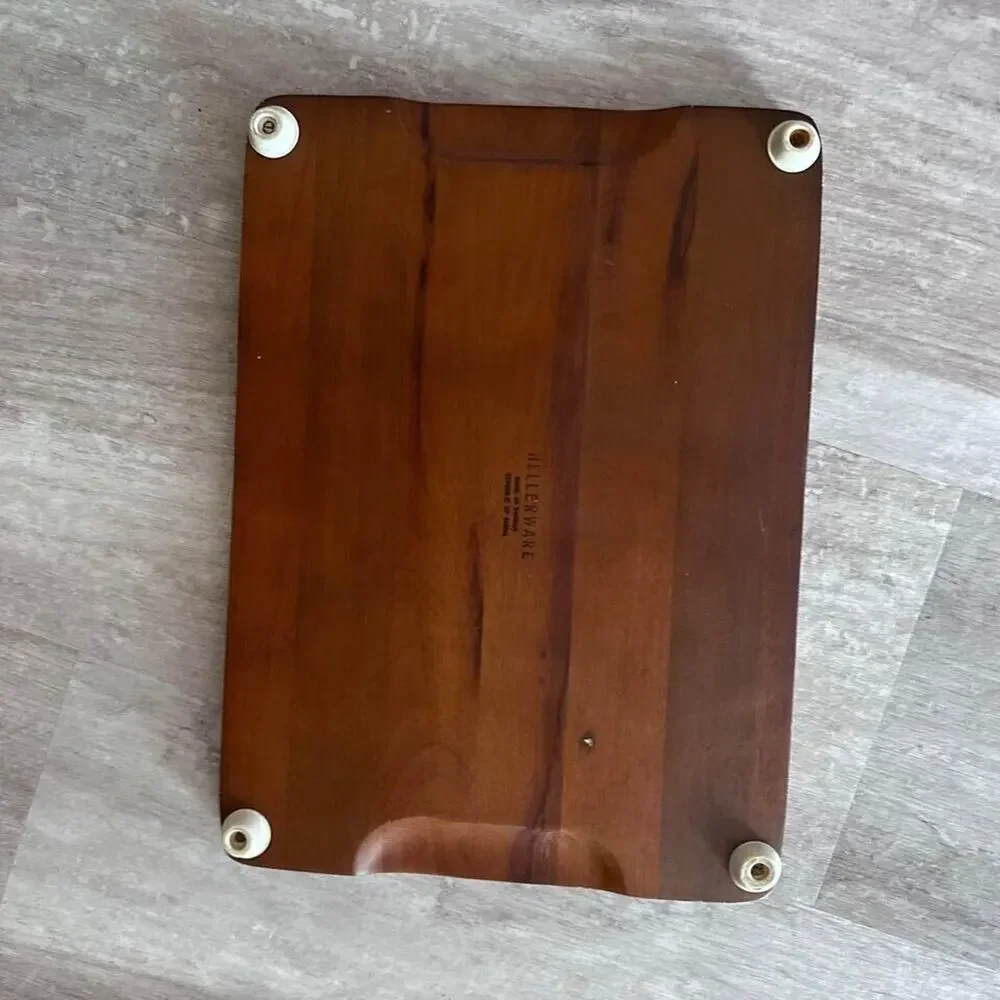 Vintage 60s Mid Century Modern Hellerware Cheese Charcuterie Tray Trivet